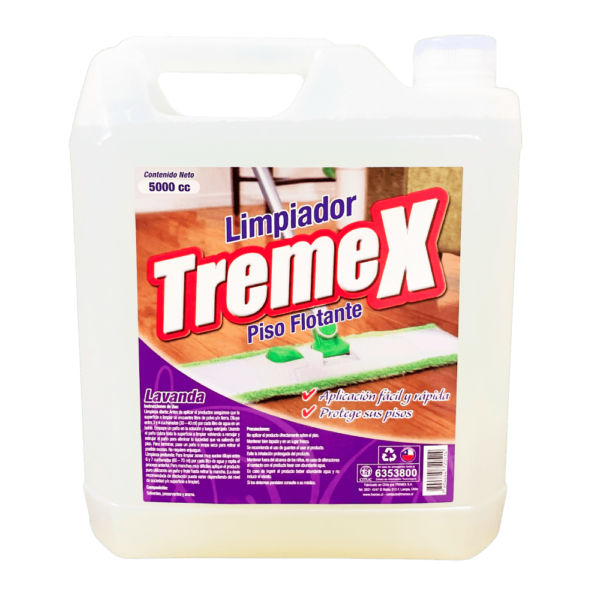 Limpiador TREMEX Piso Flotante, Manzano.cl productos de limpieza, expertos, higiene, desinfeccion en v región, valparaiso, viña del mar, quilpué, articulos de aseo, aseo personal, detergentes, limpiadores, lavaloza