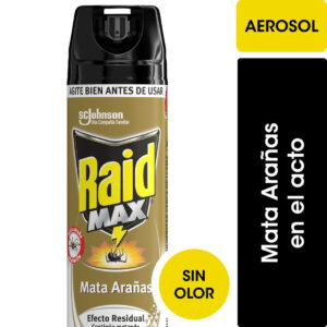 Insecticida, Aerosol, Max, Mata, Araña, Cucaracha, 360 Cc, Raid