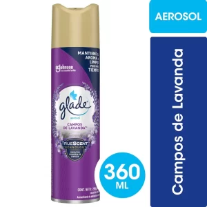 Desodorante, Ambiental, Aerosol, Campos De Lavanda, 360 Cc, Glade