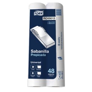 Sabanilla, Universal, Hoja, Simple, 4 Paquetes De 2 Rollos, De 48 Metros, Tork, RO55013